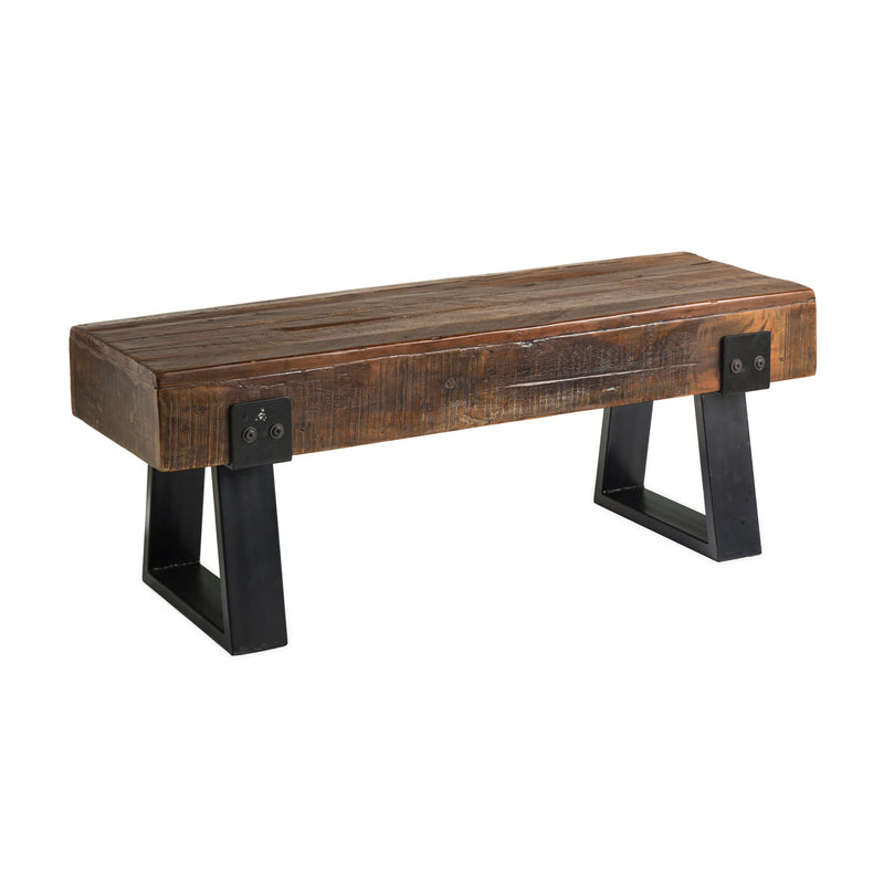 Richland Indoor/Outdoor Reclaimed Wood Bench, 48"x16"x18"