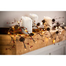 Lighted Pine Cone and Red Berry Garland,65j59