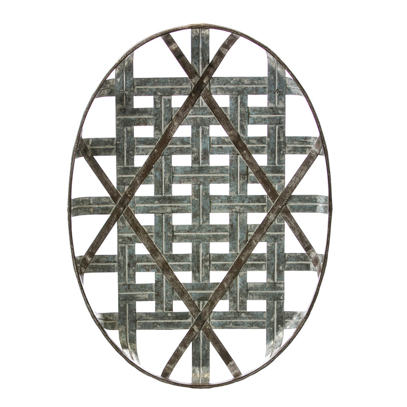 Oval Tobacco Basket Wall Decor,6awd145