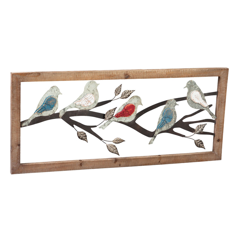 Roost of Robins Metal and Wood Wall Art,6awd522