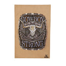 Cowboy Strong, Burlap Wall Canvas,6cb65561