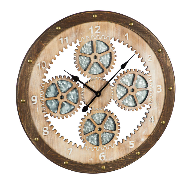 Oliver Industrial Wall Clock,6cl127