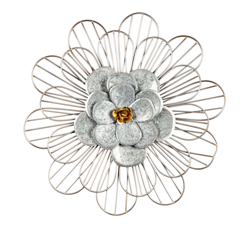 Metal Floral Outdoor Wall Decor,6m653