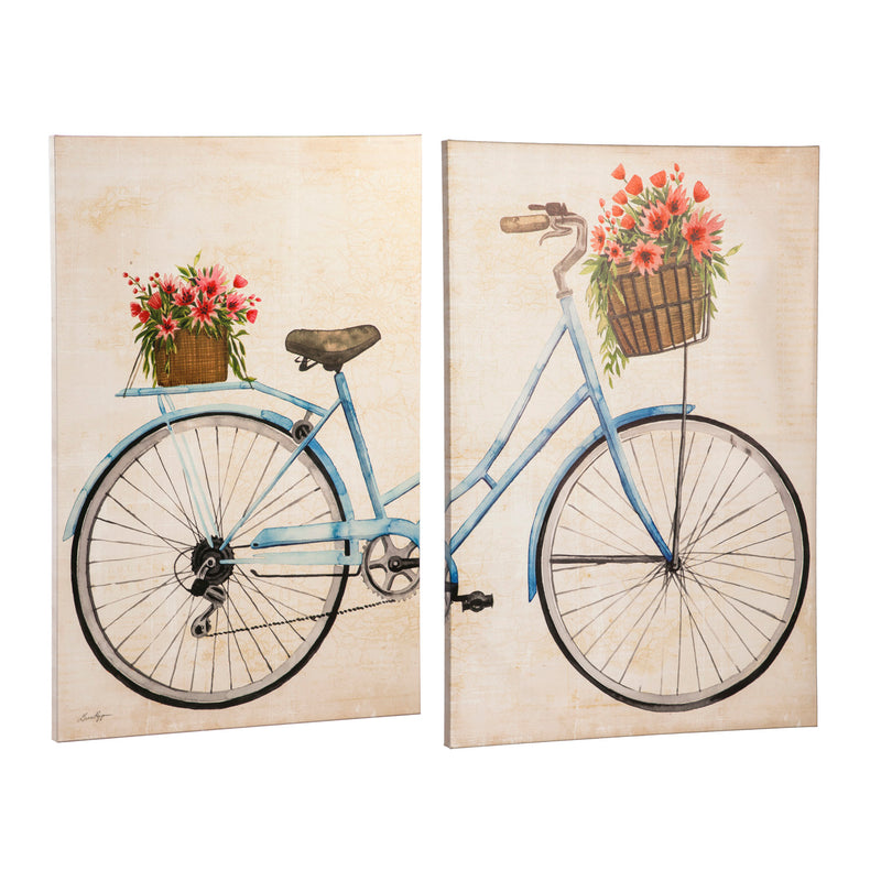 Courier Fleur Outdoor Canvas 24"x36" Set of 2,6oc65887