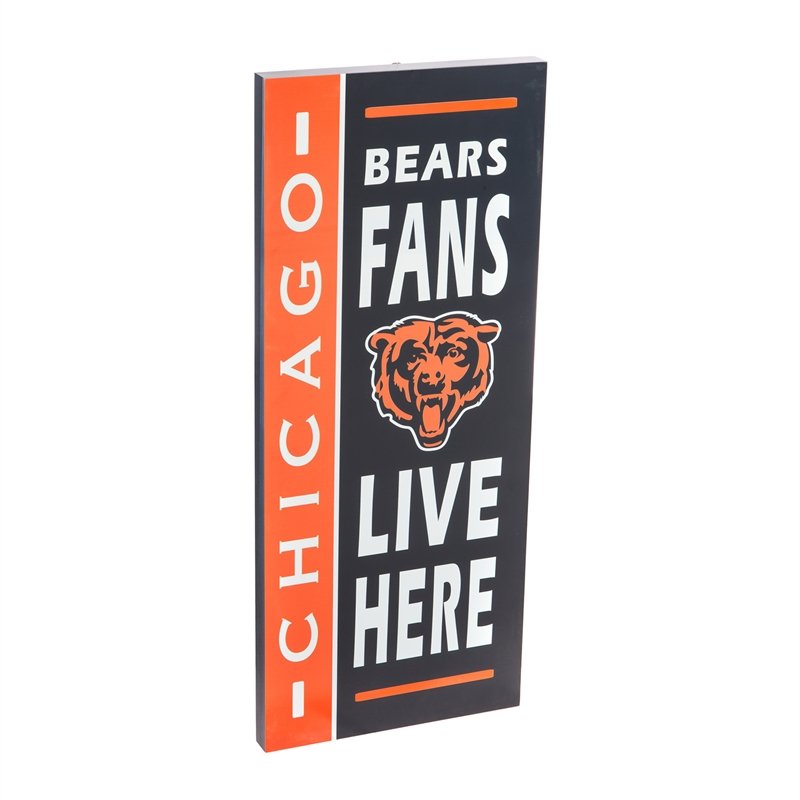 Chicago Bears, Fan Sign,6w3805fan