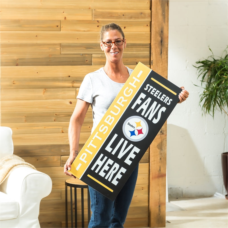 Pittsburgh Steelers, Fan Sign,6w3824fan