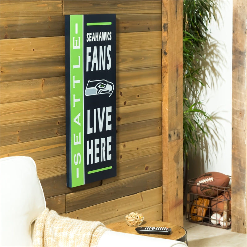 Seattle Seahawks, Fan Sign,6w3827fan