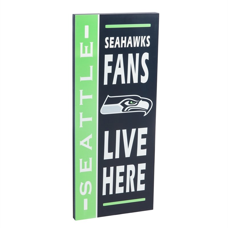 Seattle Seahawks, Fan Sign,6w3827fan