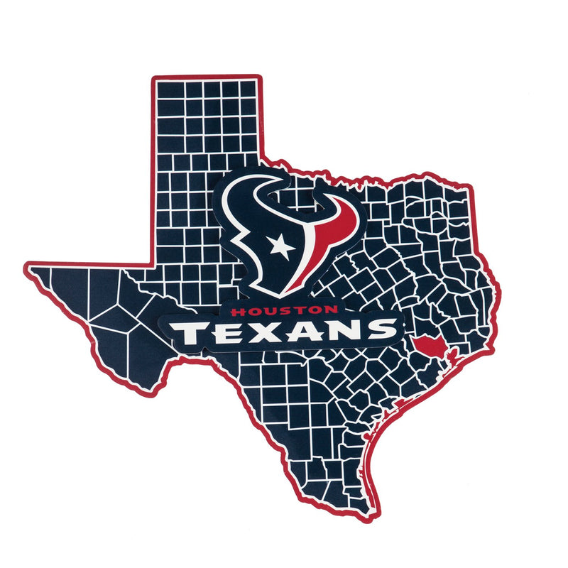 State Shape Wall Décor,, Houston Texans,6ws3812