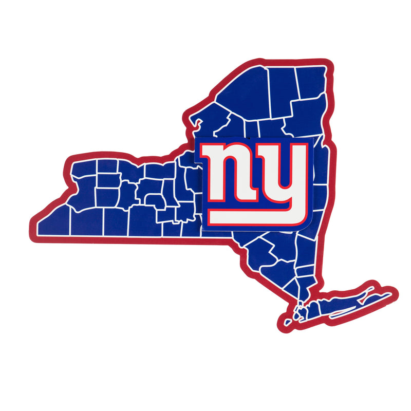 Team Sports America State Shape Wall Décor New York Giants