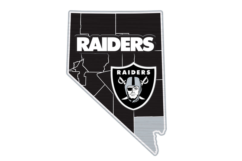 State Shape Wall Decor, Las Vegas Raiders,6ws3822b