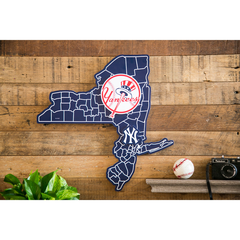 State Shape Wall Décor,, New York Yankees,6ws4218