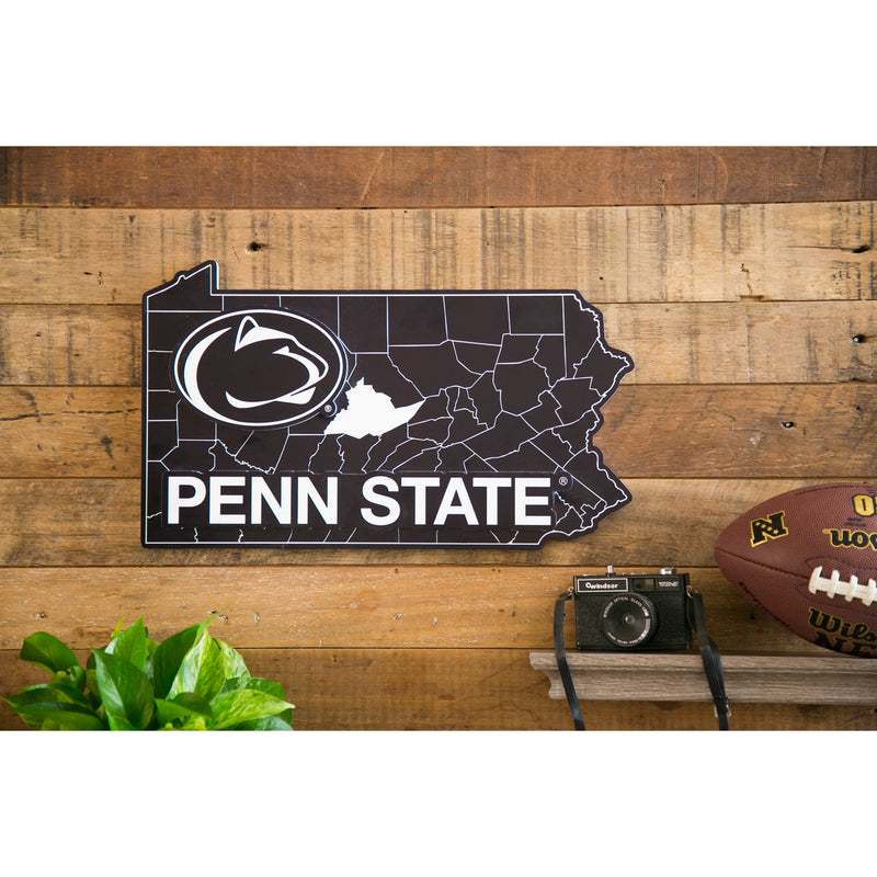 State Shaped Wall Decor, Penn State,6ws922