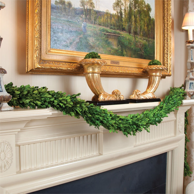 Napa Home Garden, PG 12' BOXWOOD GARLAND,7593pg