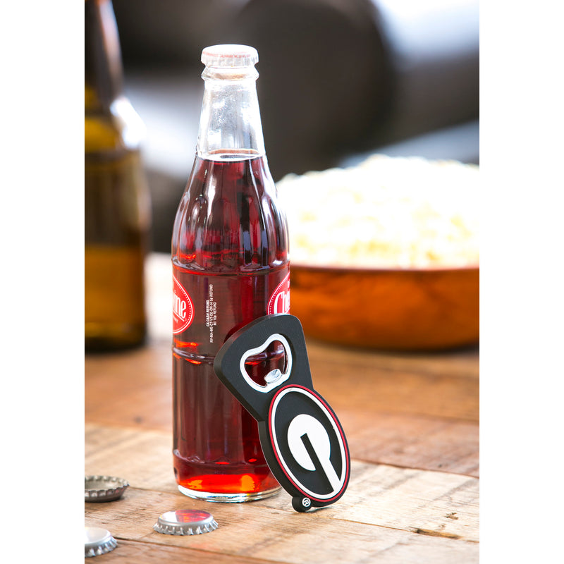 University of Georgia, PVC Magnet  Bottle Opener,7bo914