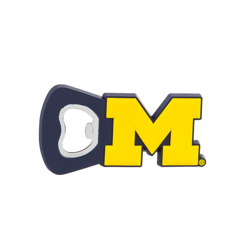 University Of Michigan, PVC Magnet  Bottle Opener,7bo920