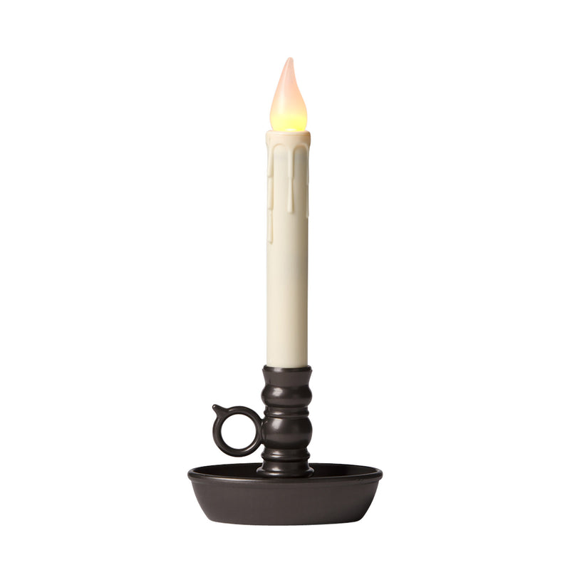 Battery-Operated Single Window LED Window Candle - Bronze,7cdl267