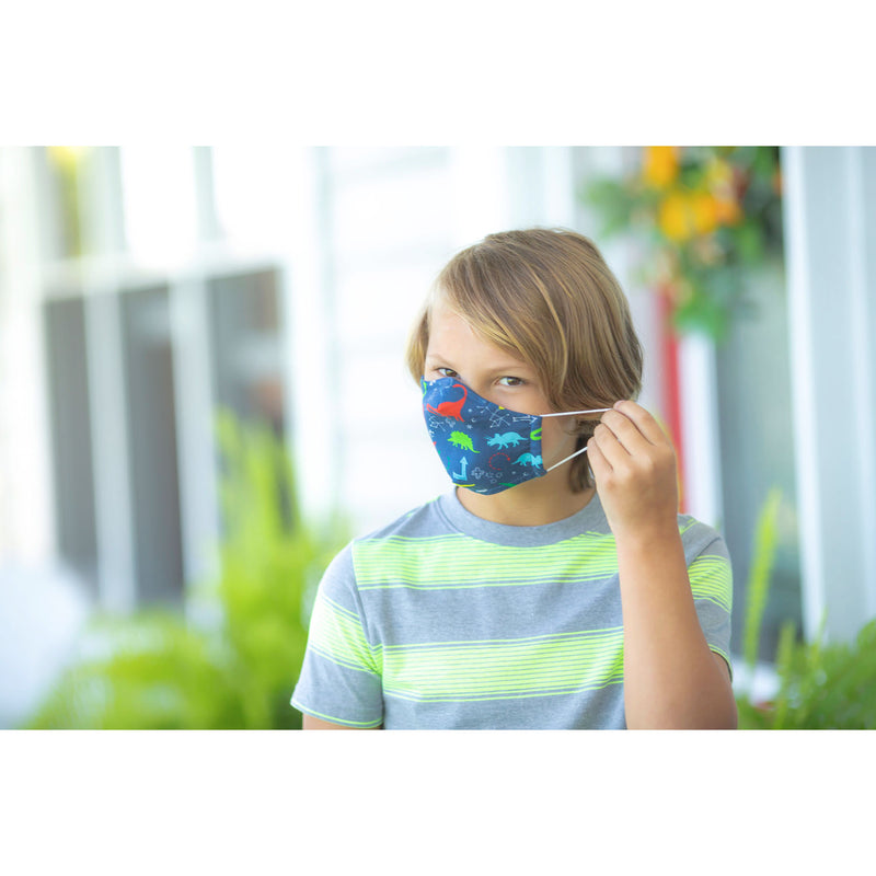 Children's Non-Medical Cotton Face Mask, 4 Designs, 9 of each, 36 pcs total, 6.7"x4.7"x0.1"inches
