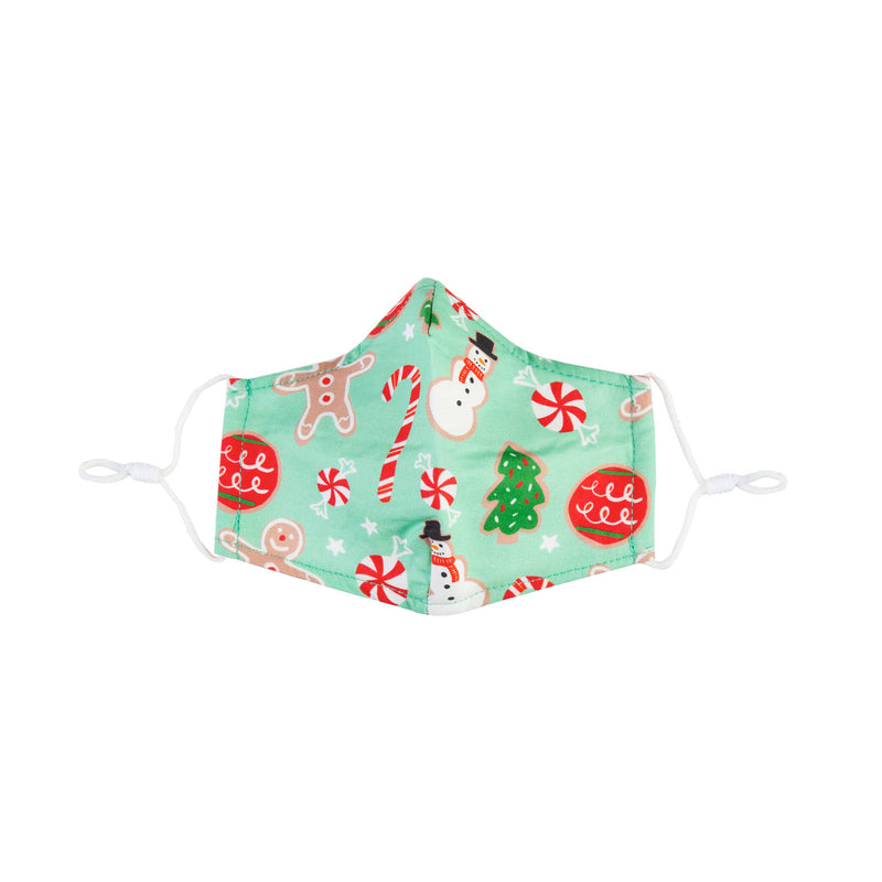 Children's Non-Medical Cotton Face Mask, 4 Holiday Designs, 9 of each, 36 pcs total,7cdu108