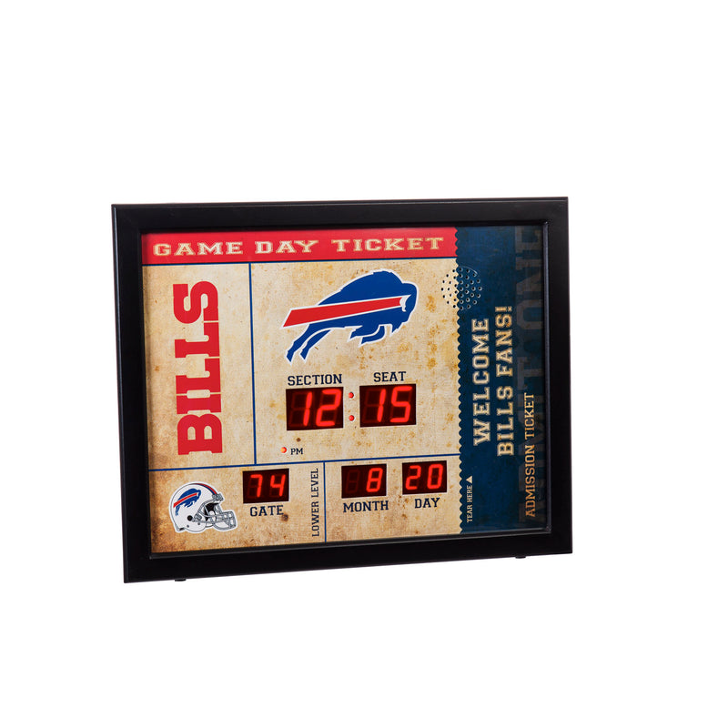 Bluetooth Scoreboard Wall Clock, Buffalo Bills,7cl3803