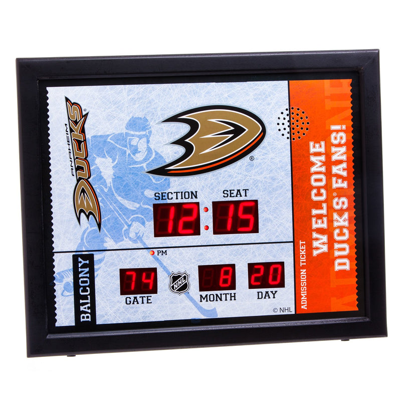 Evergreen NHL Anaheim Ducks 14X19 Scoreboard, Team Colors, One Size