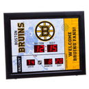 Bluetooth Scoreboard Wall Clock, Boston Bruins,7cl4351