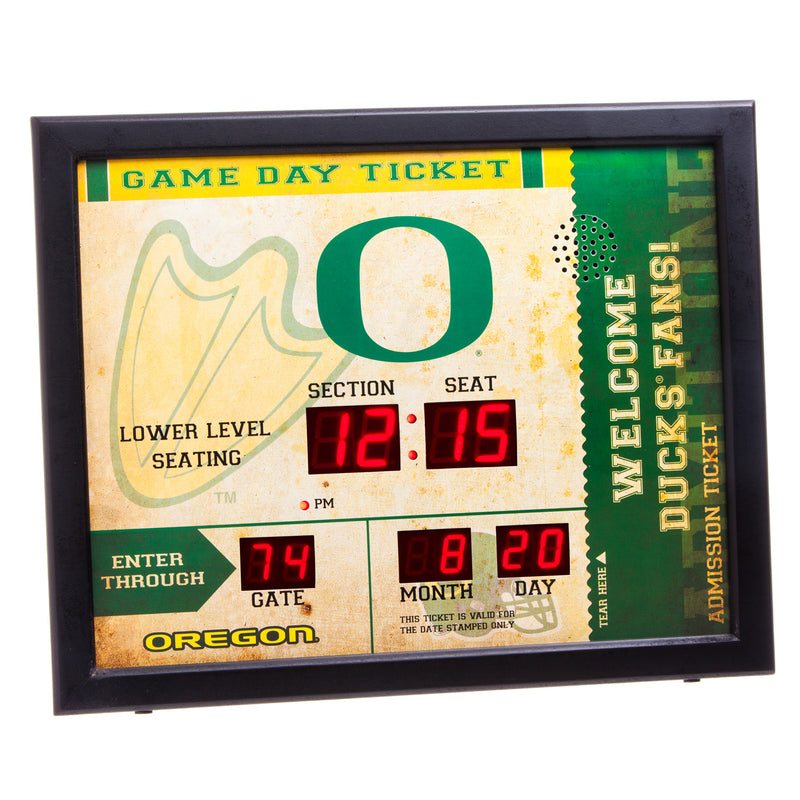 Bluetooth Scoreboard Wall Clock, Oregon,7cl986