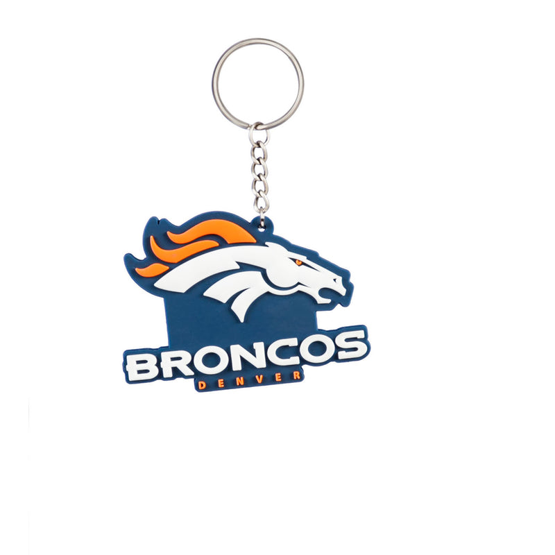 Denver Broncos, Rubber Keychain,7key3809