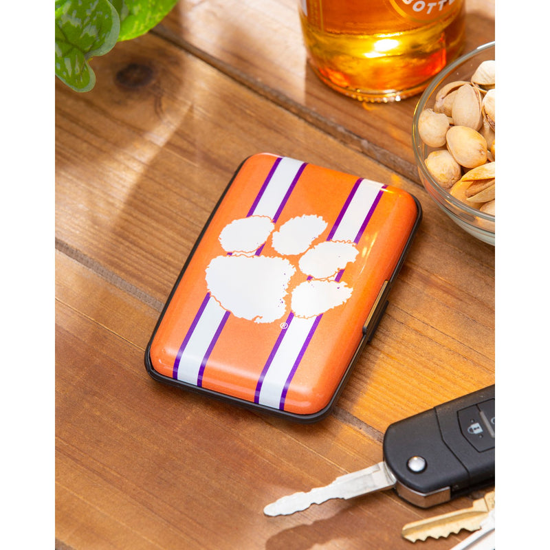 Clemson University, Hard Case Wallet,7wlt912hc