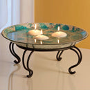 Table Top Bird Bath Pedestal, Scroll Detail,842415