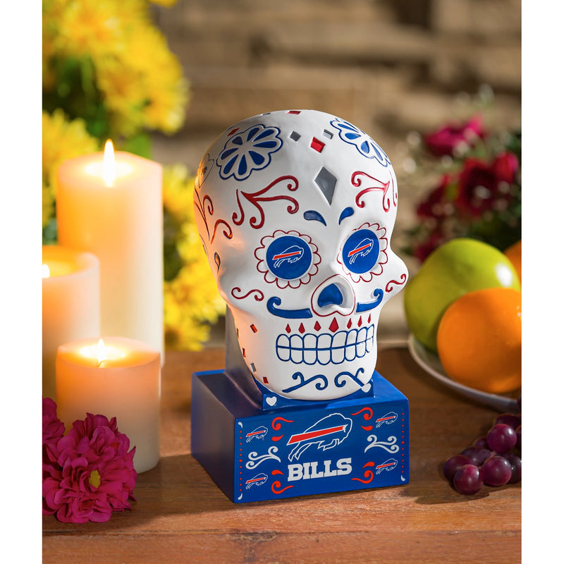 Buffalo Bills, Sugar Skull Statue,843803sk