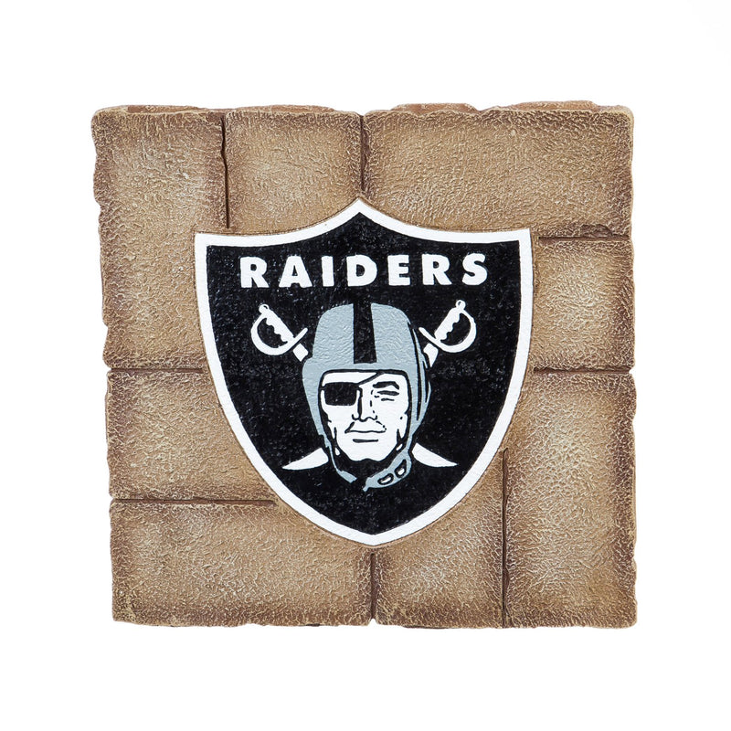 Oakland Raiders, Garden Stone, 11.7"x11.7"x0.78"inches