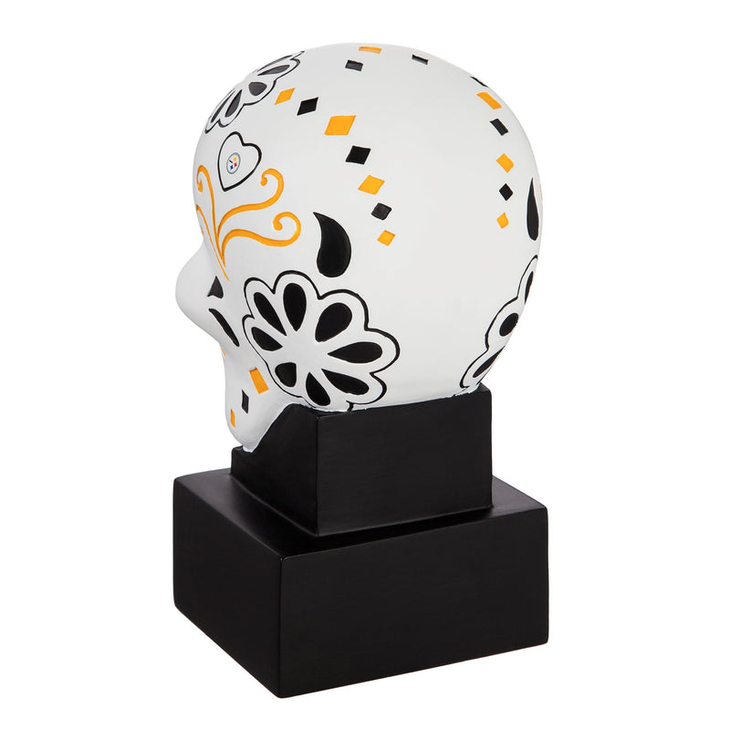 Pittsburgh Steelers, Sugar Skull Statue,843824sk