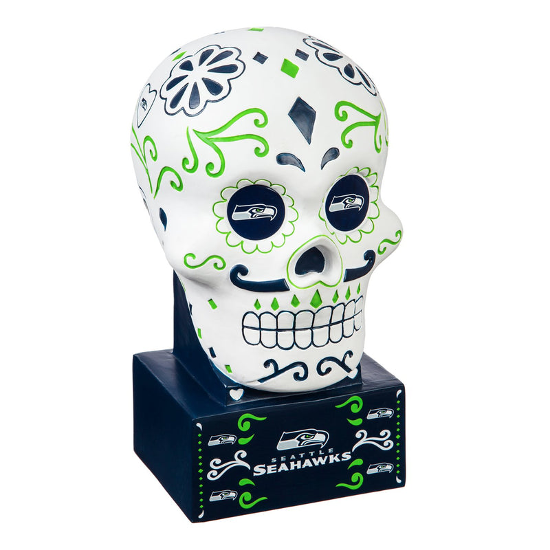 Seattle Seahawks, Sugar Skull Statue,843827sk