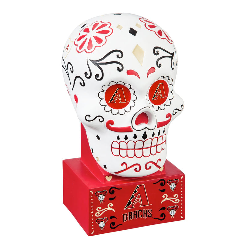 Arizona Diamondbacks, Sugar Skull Statue, 5.25"x6"x10.25"inches