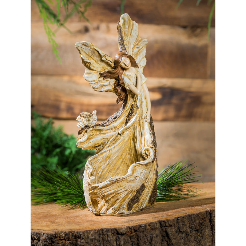 15"H Natural Finish Nativity/Angel Statuary 2 Asst,84g2259