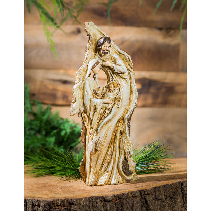 15"H Natural Finish Nativity/Angel Statuary 2 Asst,84g2259