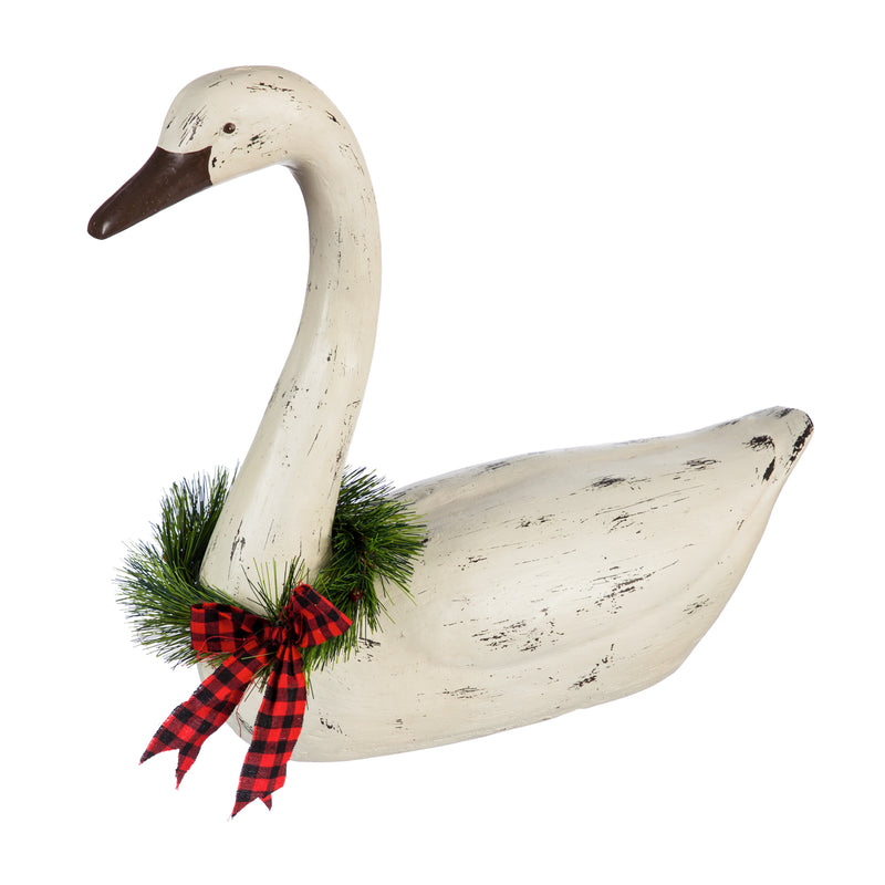 13"H Swan Statuary, 2 Asst,84g2267