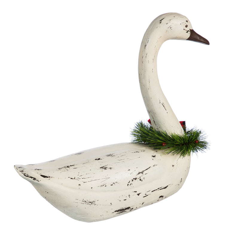 13"H Swan Statuary, 2 Asst,84g2267