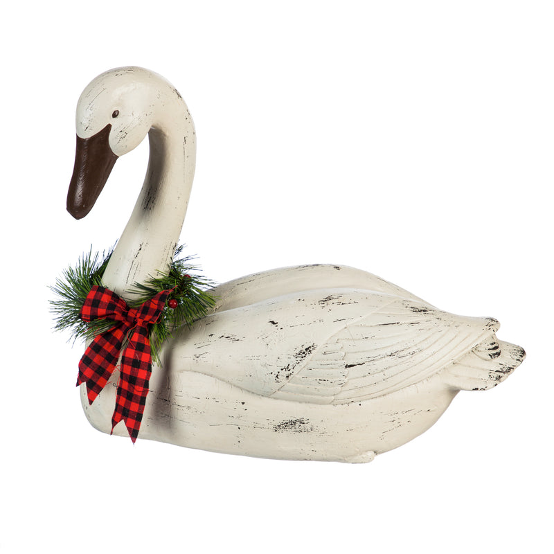 13"H Swan Statuary, 2 Asst,84g2267