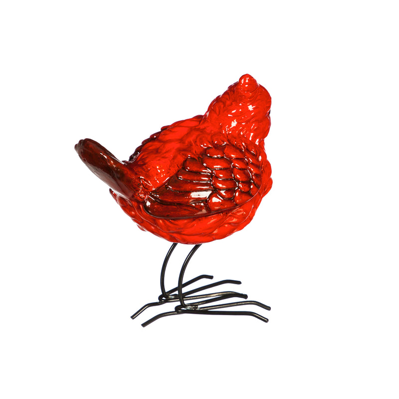 5"H Cardinal Ceramic Statuary, 2 ASST,84g2377