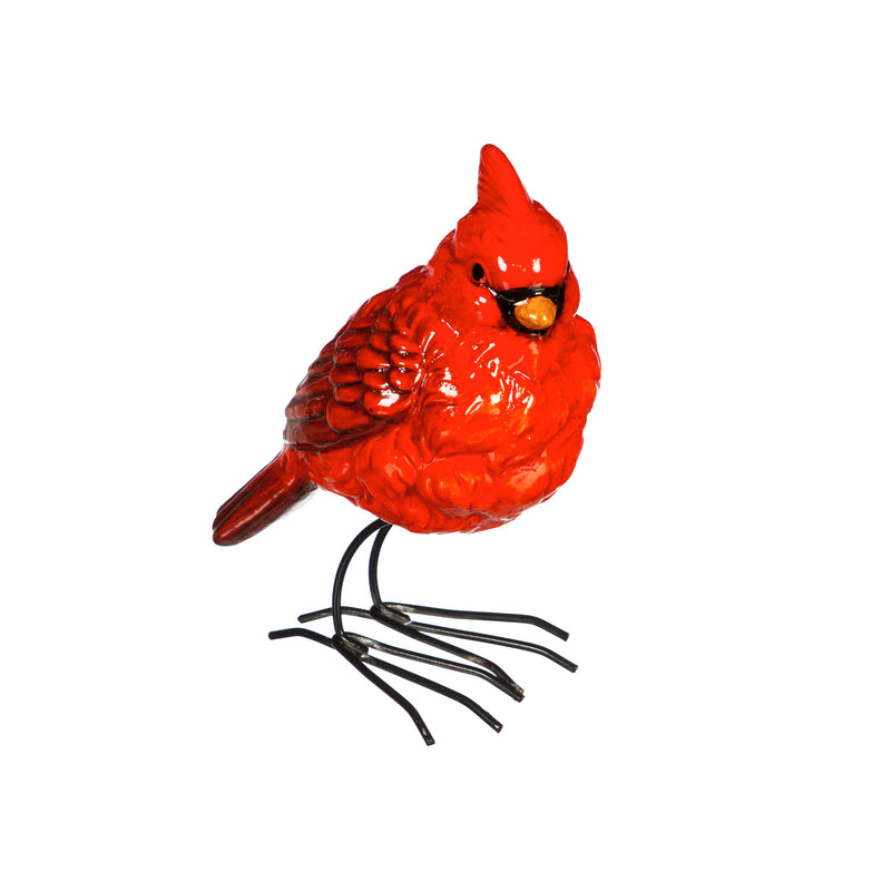 5"H Cardinal Ceramic Statuary, 2 ASST,84g2377