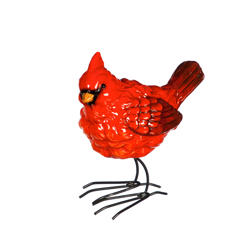 5"H Cardinal Ceramic Statuary, 2 ASST,84g2377