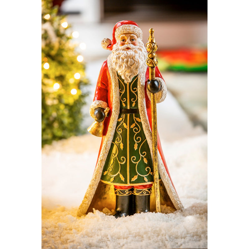 14.5" Traditional Santa Garden Statuary,84g3066