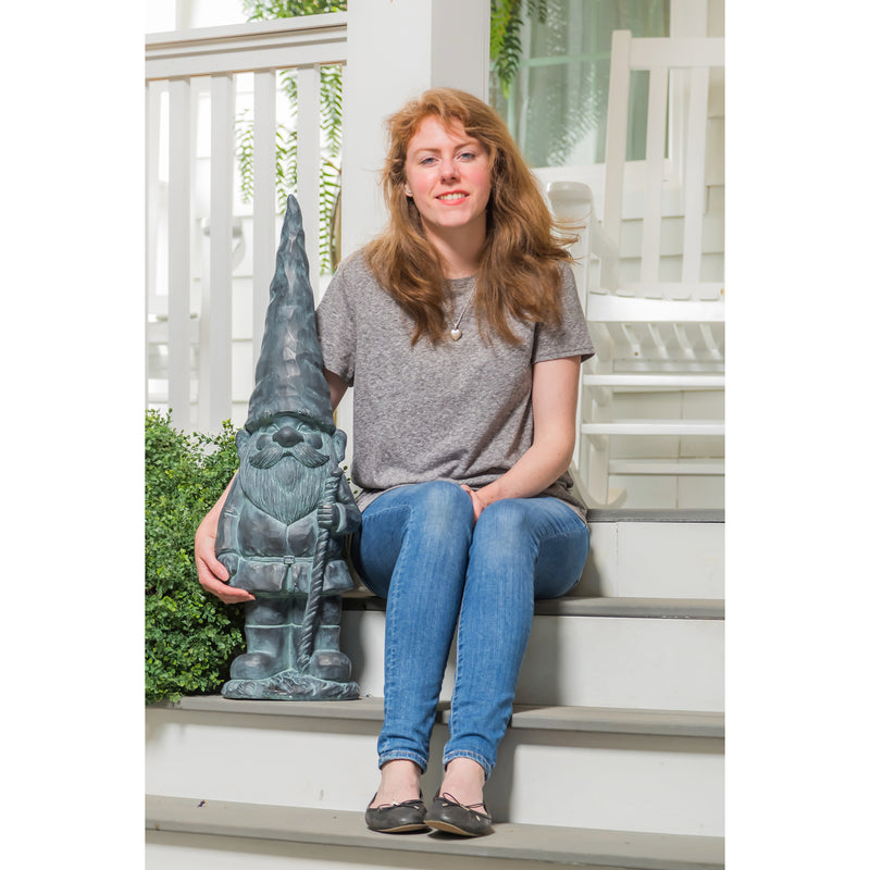 32"H Forager Gnome Garden Statuary,84g3238