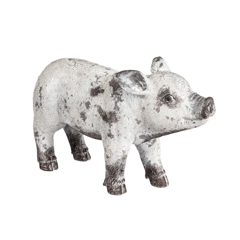 13.5" Pig Garden Statuary, 4.33"x13.58"x7.87"inches