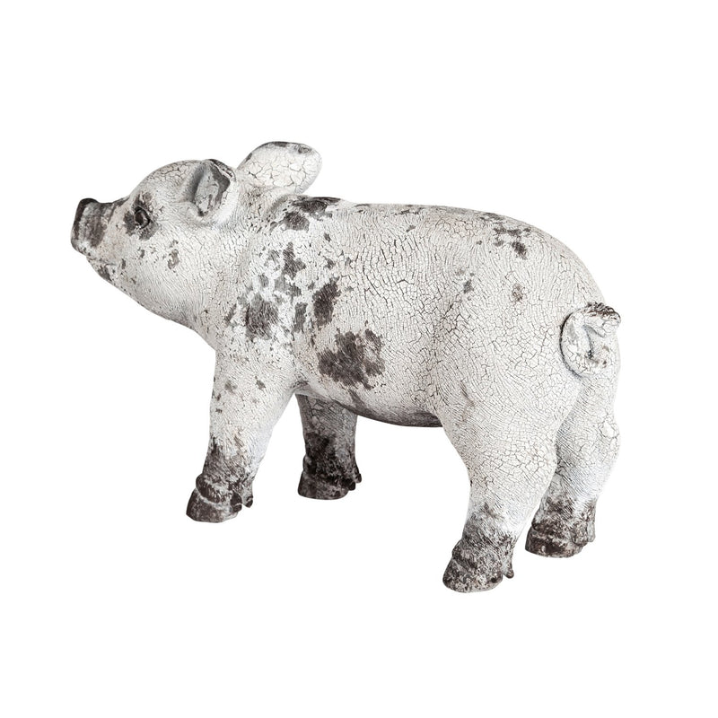 13.5" Pig Garden Statuary, 4.33"x13.58"x7.87"inches