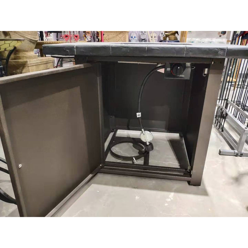 Metal and MGO Gas Firepit table,84g3678