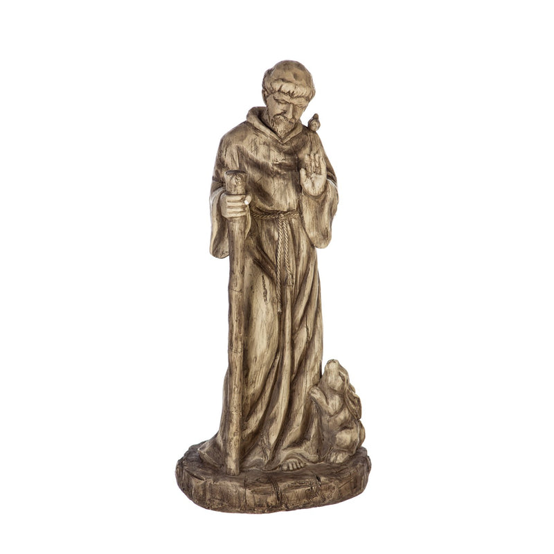 St. Francis Garden Statuary, 17"x14.05"x36.22"inches
