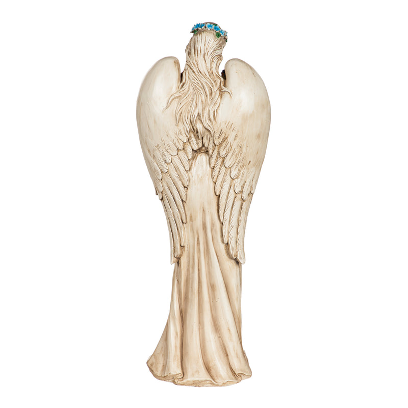 29.5"H Angel Bird Bath Statuary, 11.02"x11.02"x29.53"inches